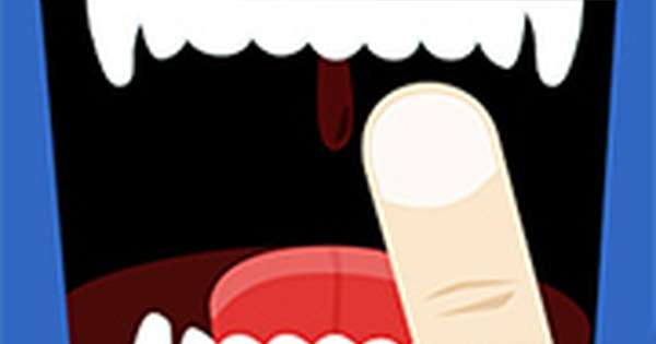 Monstruos muerde dedos