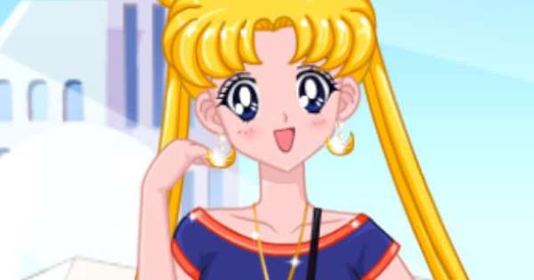 Dulce estilo de la chica marinera