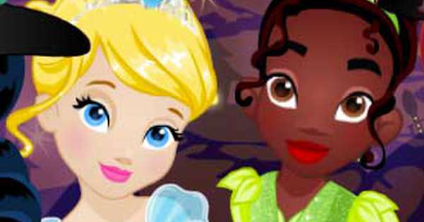 Vestidos de Halloween con las Princesas Jóvenes