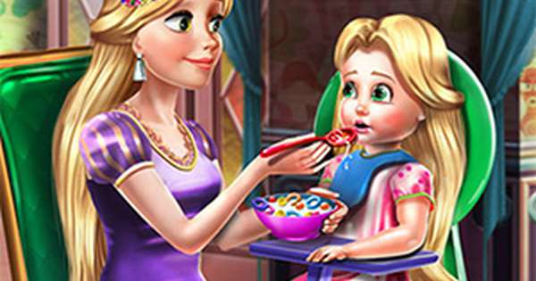 Hora de comer de Princesa Barbie Bebé