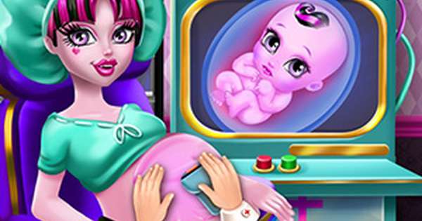 Visita al doctor de la vampiro embarazada