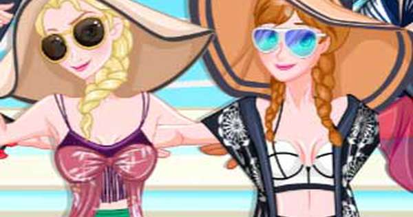 A la playa a broncearse con las princesas