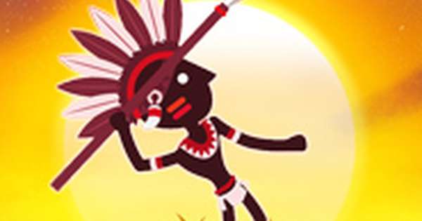 Guerreros ancestrales de lanza