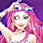 Peinado glamoroso de las superestrellas de Hollywood